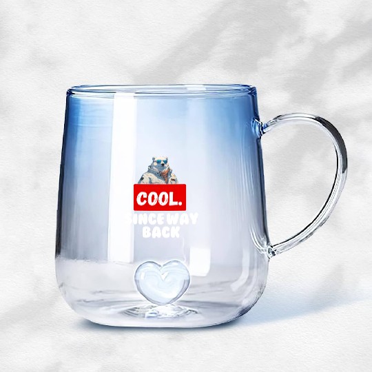 Cool Since Way Back Birthday Gradient Glass Mugs