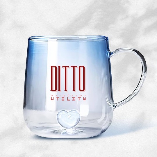 Mainframe Utility (DITTO) Data Interfile Transfer, Gradient Glass Mugs