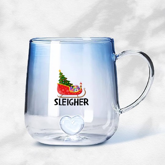 Sleigher Gradient Glass Mugs