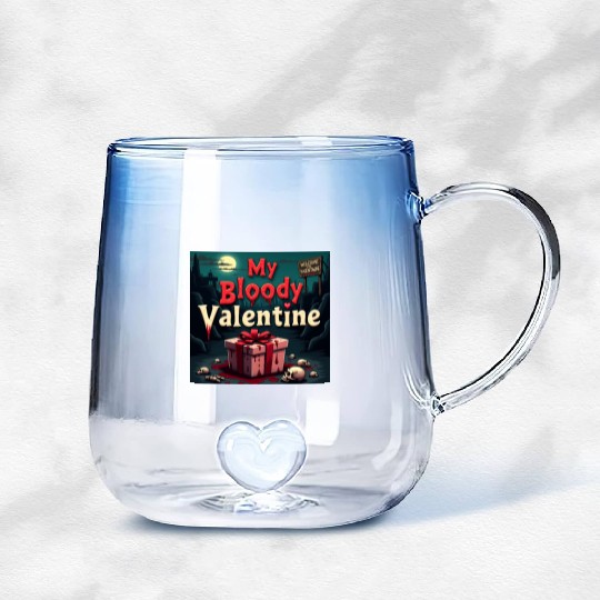 My bloody Valentine Gradient Glass Mugs