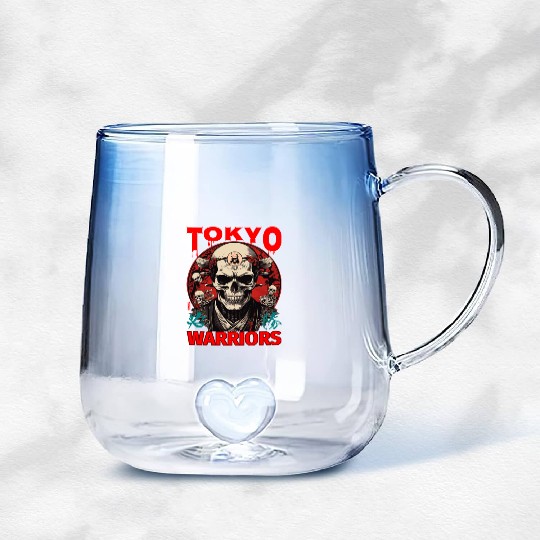 tokyo Warriors Gradient Glass Mugs