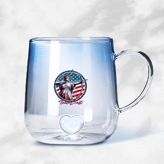 TactiCraft Lady Liberty Gradient Glass Mugs