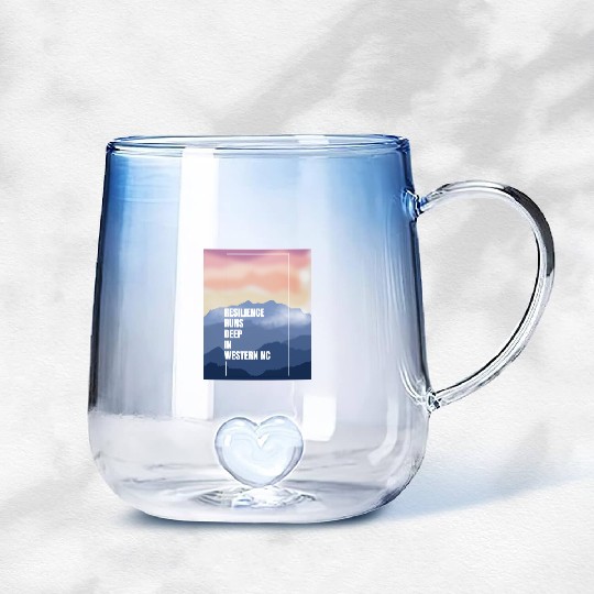 Resilience Runs Deep in Western NC Gradient Glass Mugs