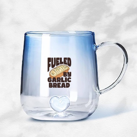 Fueled by Garlic Bread – Endless Power Gradient Glass Mugs