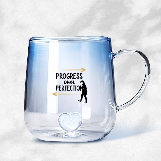 Growth Mindset Gradient Glass Mugs