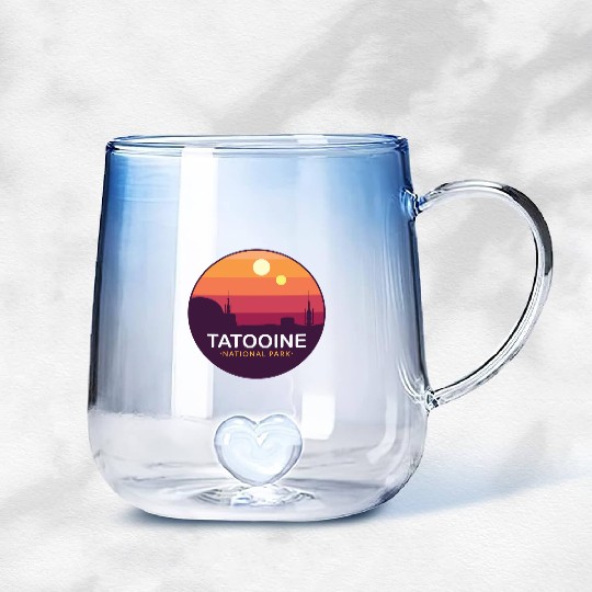 Tatooine National Park Gradient Glass Mugs