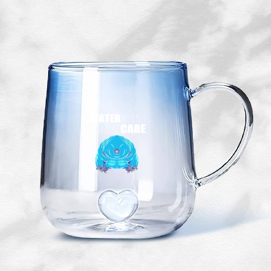 Tardigrade Science Biology Moss Pig Gradient Glass Mugs