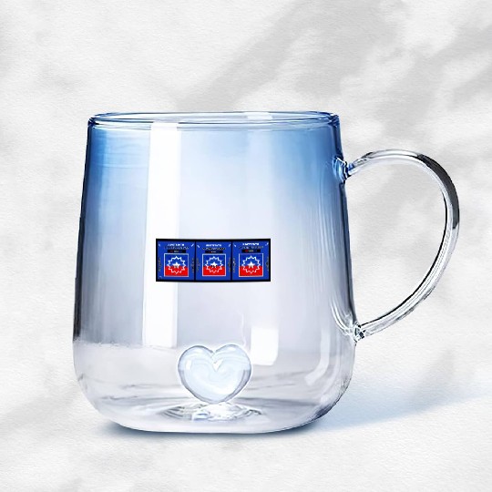 Juneteenth 1865: An Official USA Holiday I Gradient Glass Mugs