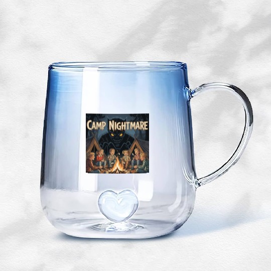 Horror Steven Rhodes, Camp Nightmare Gradient Glass Mugs
