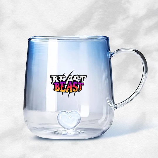 BEAST Mood Activated – Fierce Gradient Streetwear Gradient Glass Mugs