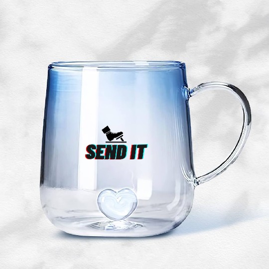 Send It Street Racing Gradient Glass Mugs
