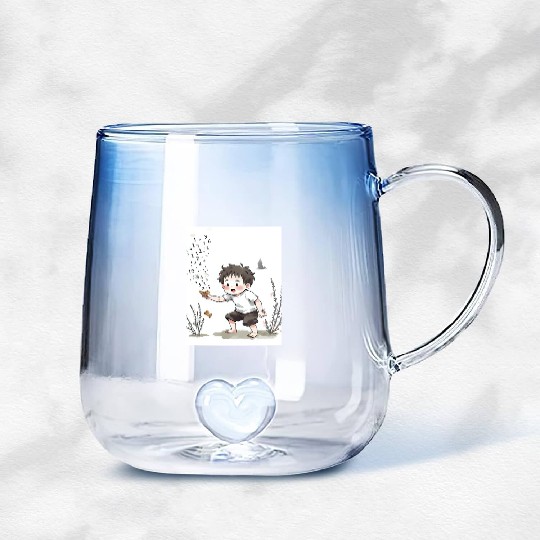 Curious Math Explorer Gradient Glass Mugs