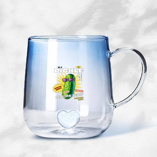 Be a Pickle Gradient Glass Mugs
