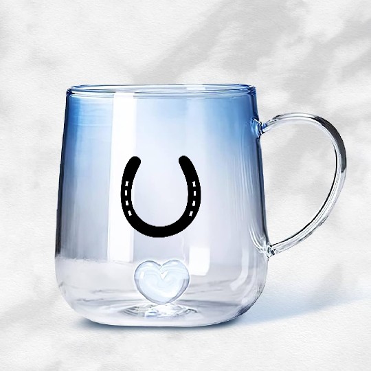 Horseshoe Gradient Glass Mugs