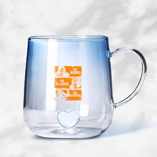 Warcraft-Warcraft stories Gradient Glass Mugs for Fans