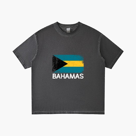 Bahamian Flag Made In Bahamas Gradient T Shirts