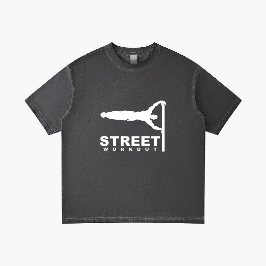Street Workout - Calisthenics - Human Flag Gradient T Shirts