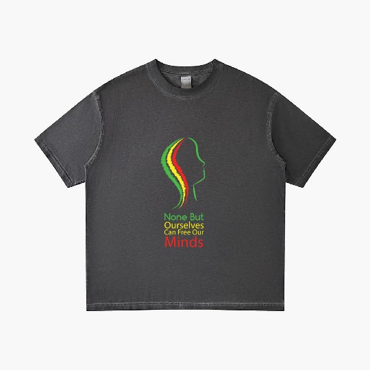 None but ourselves can free our mind - Bob Marley Gradient T Shirts