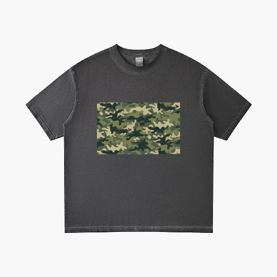 Camouflage pattern green Gradient T Shirts