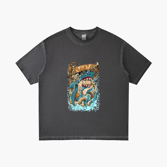 OCTOPUS v SHARK Gradient T Shirts