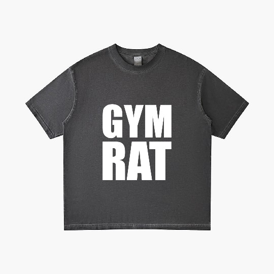 Gym Rat - White Gradient T Shirts