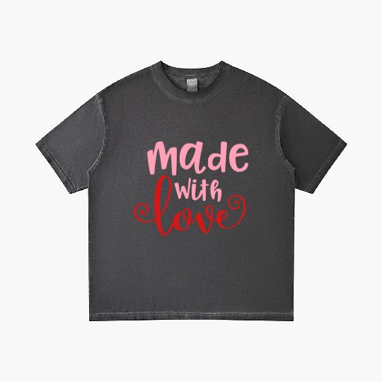 Made With Love Baby Infant Valentine Gradient T Shirts