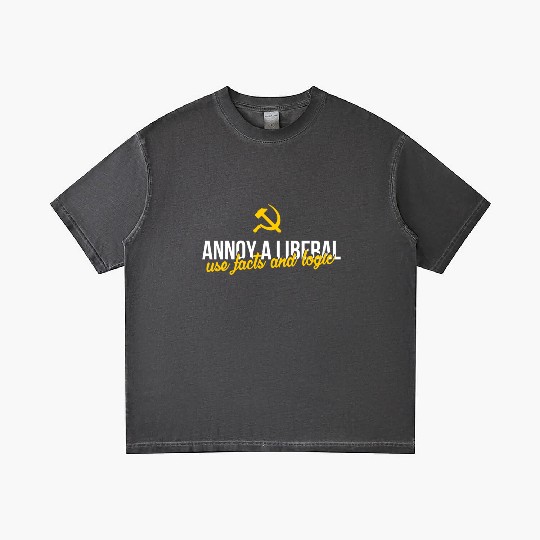 Anti Liberals - Annoy a liberal - use facts and lo Gradient T Shirts