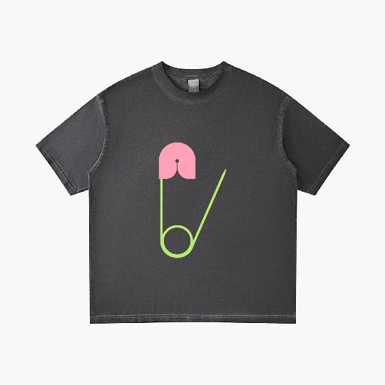 Safety pin open Gradient T Shirts