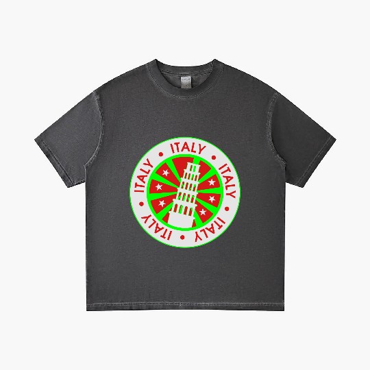 italy sticker Gradient T Shirts