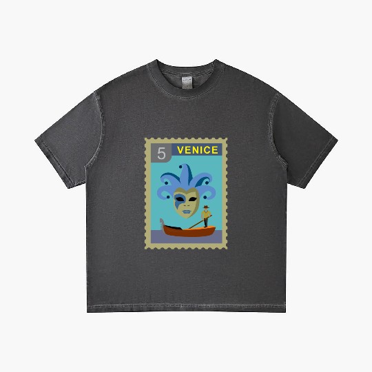 italy venice post stamp Gradient T Shirts