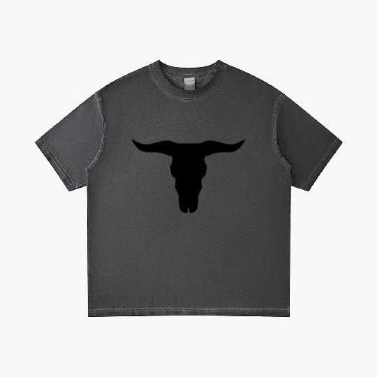 buffalo skull Gradient T Shirts
