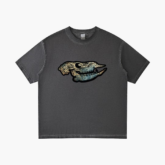 cow skull Gradient T Shirts