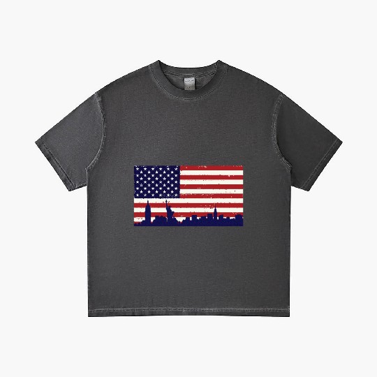 US Flag Freedom liberty peace Gradient T Shirts