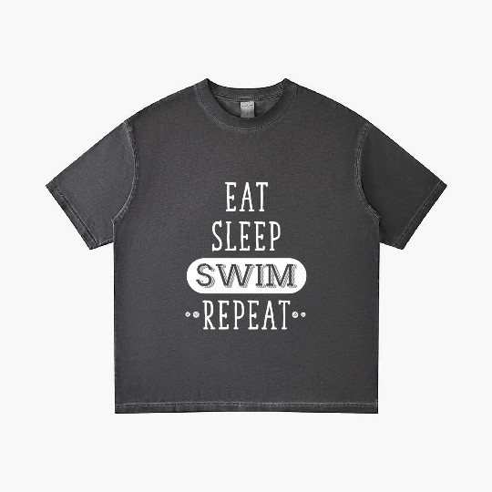 Swimming - Eat, Sleep, Swim, Repeat - Swimming Gradient T Shirts