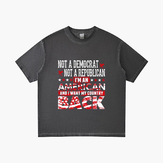 American - Not A Democrat Not A Republican I'm A Gradient T Shirts