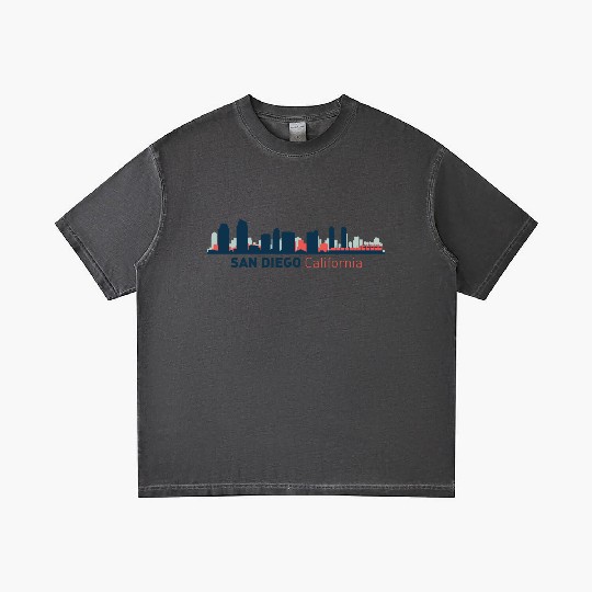 San Diego, California Gradient T Shirts