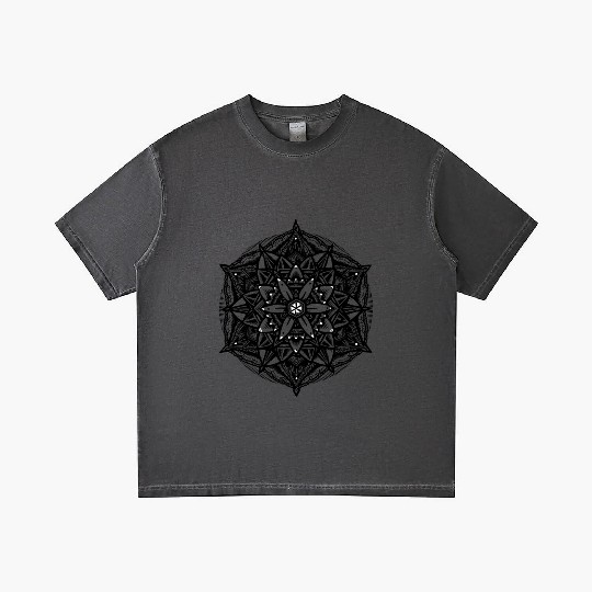 Sacred Geometry Flower of Life Mandala Star Gradient T Shirts