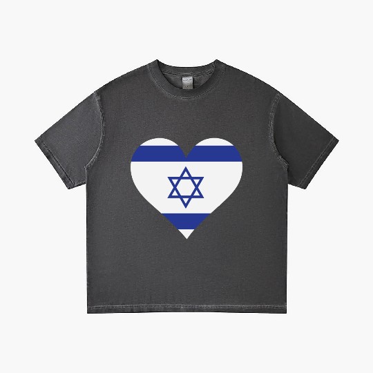 A Heart For Israel Gradient T Shirts
