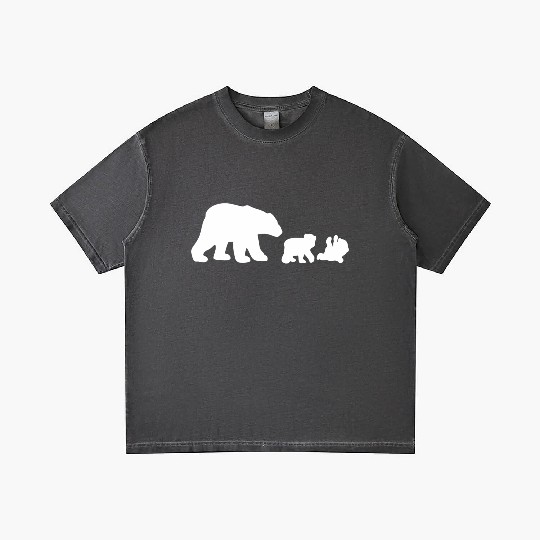 POLAR BEAR AND CUBS Gradient T Shirts