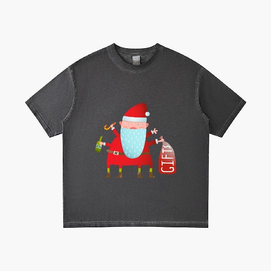 Santa Claus Gradient T Shirts