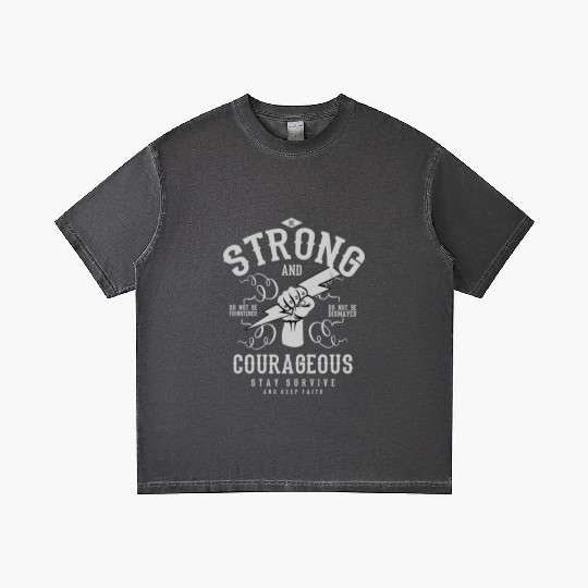 Be strong and courageous Gradient T Shirts