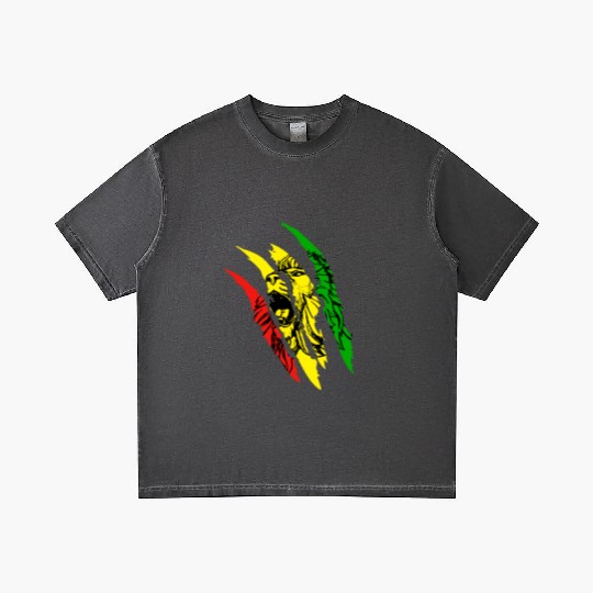 Lion Of Judah - Reggae Music Rastafari Rasta Gift Gradient T Shirts