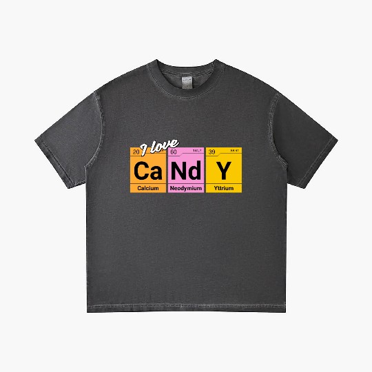 Candy love periodic table of elements Gradient T Shirts
