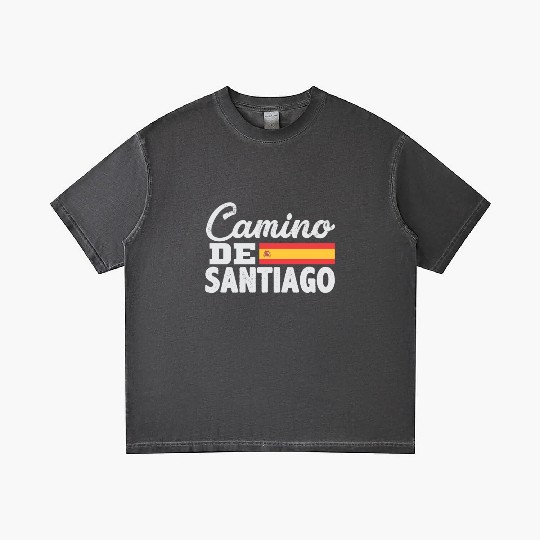 Camino De Santiago Way of Saint James Gradient T Shirts
