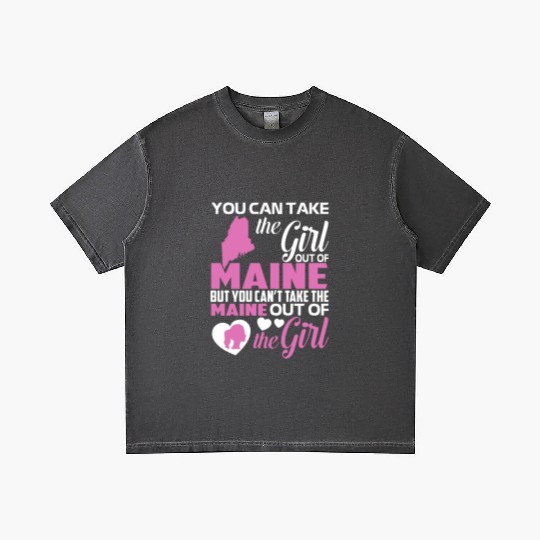 you can take the girl out of maine but you cant ta Gradient T Shirts