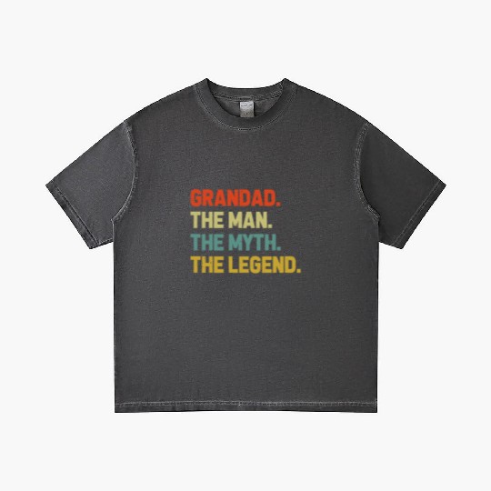 Grandad The Man The Myth The Legend Grandpa Gradient T Shirts