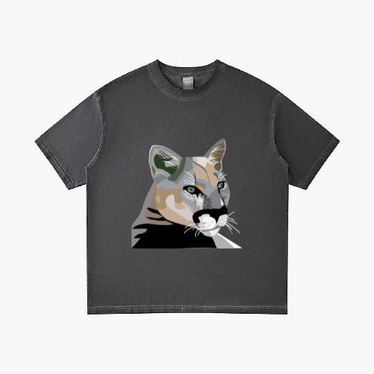 Cougar,Puma,Mountain Lion Gradient T Shirts