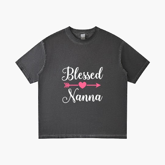 Blessed Nanna Gradient T Shirts Gifts For Nana