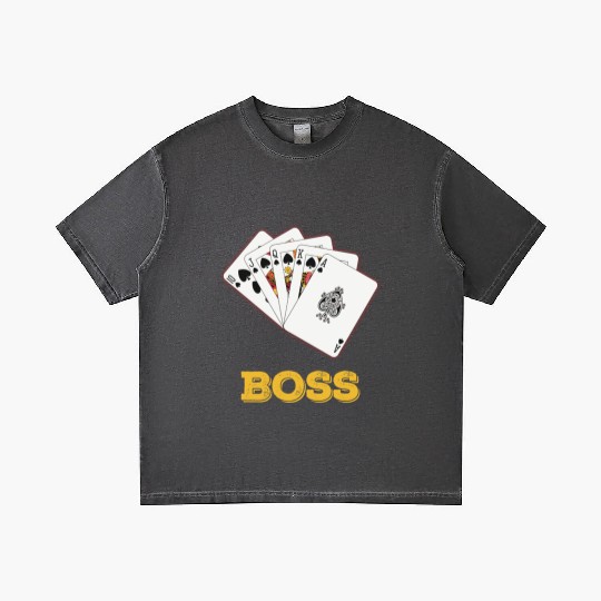 Boss Jack Queen King Ace Funny Gift Gradient T Shirts