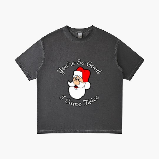 Adult Humor Naughty Dirty Santa Christmas Gift Gradient T Shirts